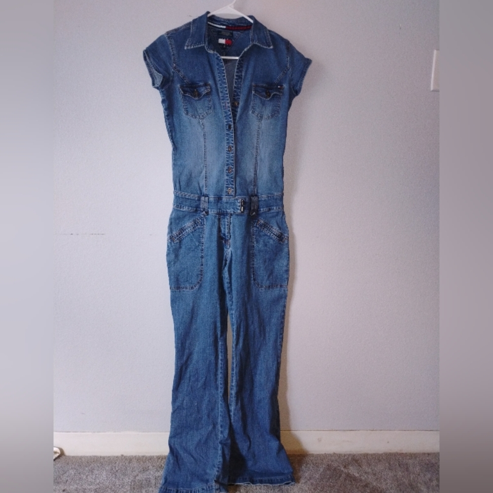 Vintage Tommy Hilfiger Denim Jumpsuit, Medium